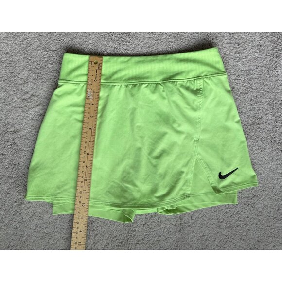 Nike Skirt Size Small Dr-Fit Court Victory Bright Lime Green Tennis Pickleball - Picture 9 of 13